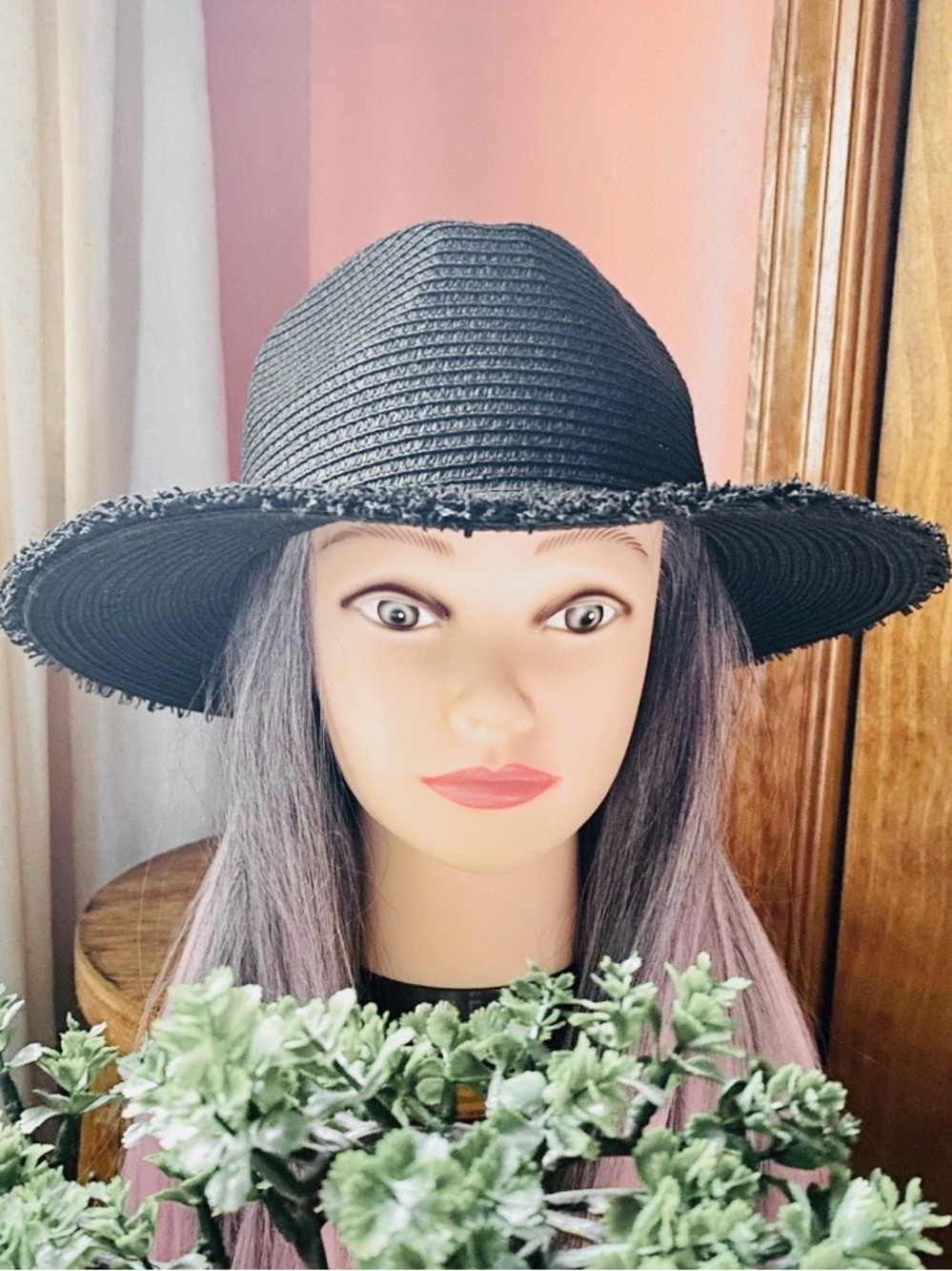Boho straw hat